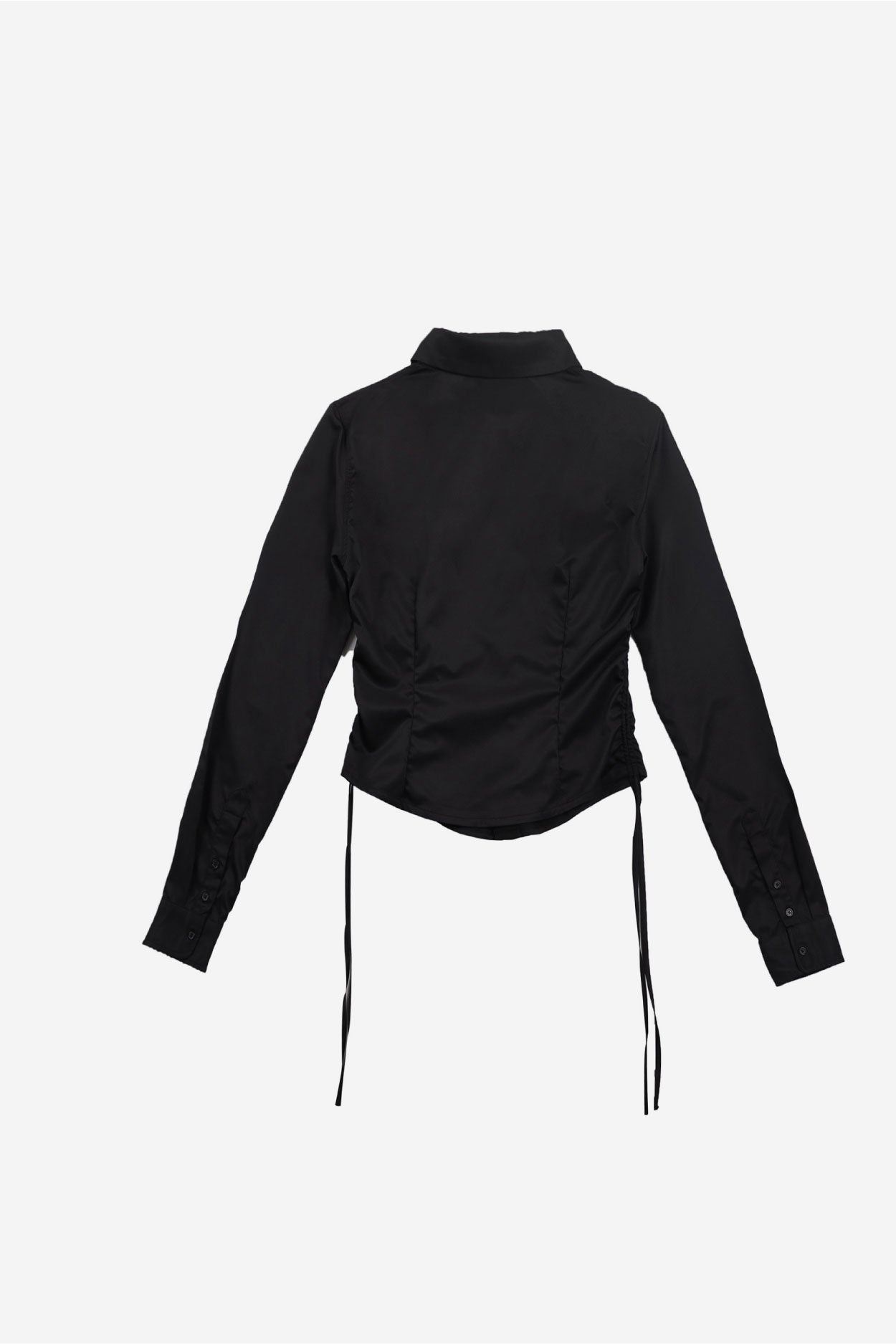 Badblood Shirring Shirt Slim Fit Black