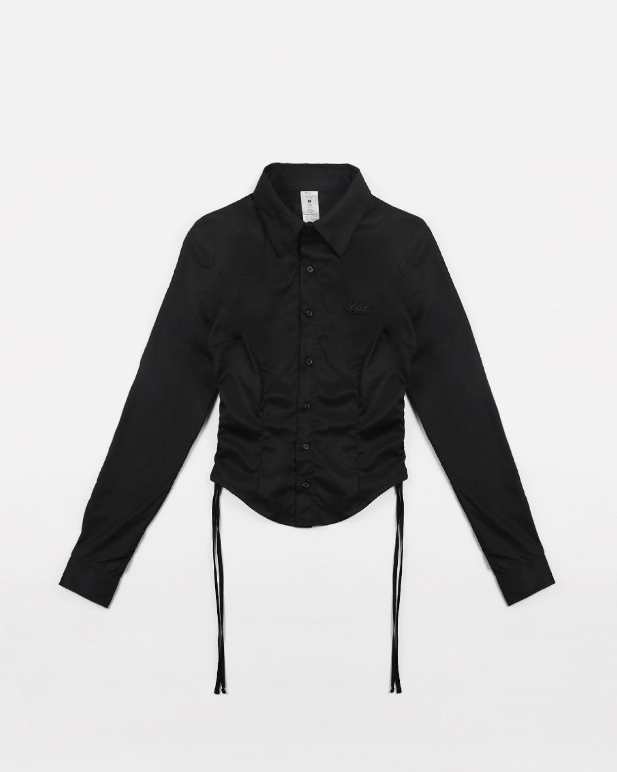 Badblood Shirring Shirt Slim Fit Black
