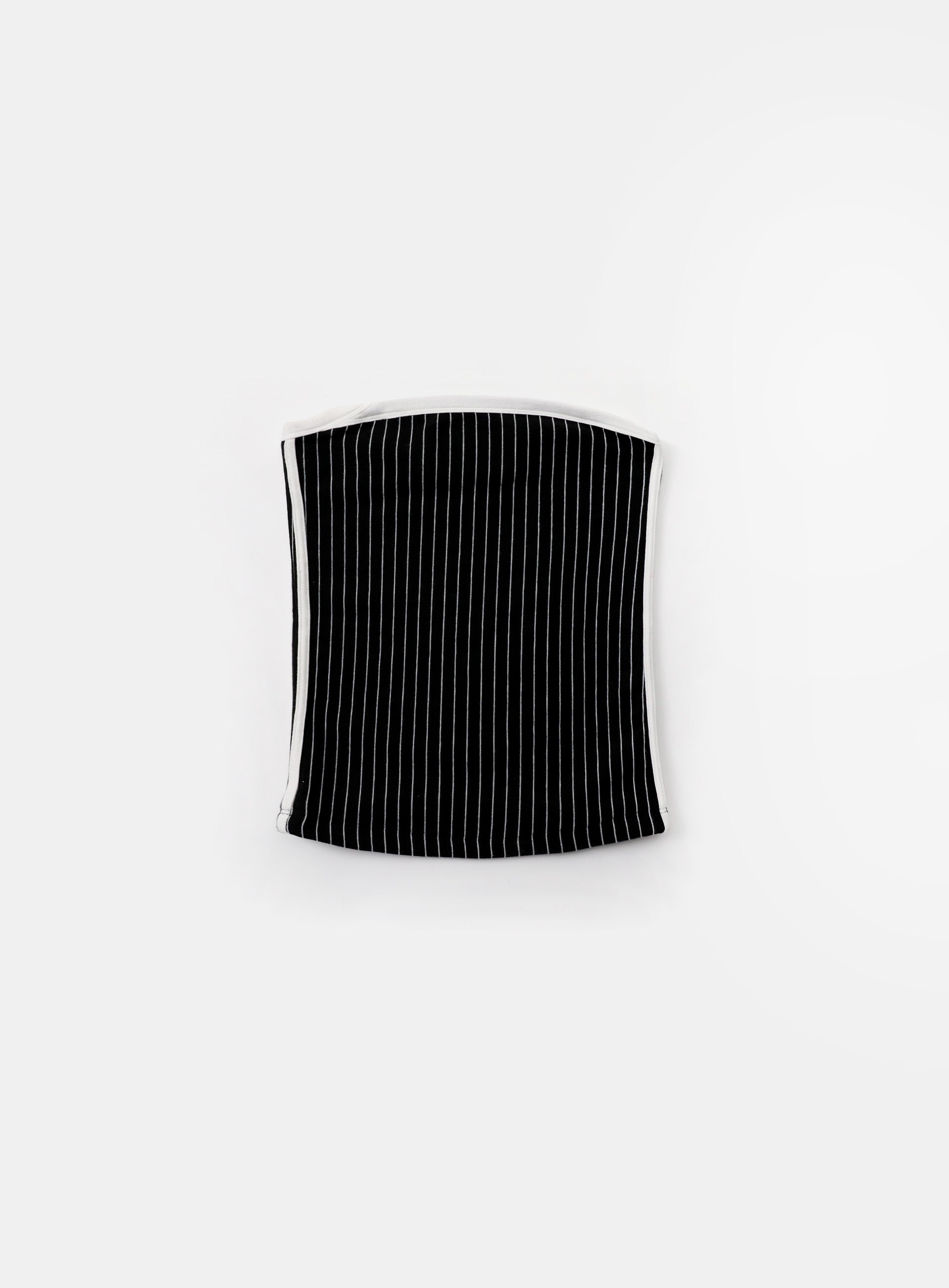 Badblood Classic Logo Stripe Tube Top - Black