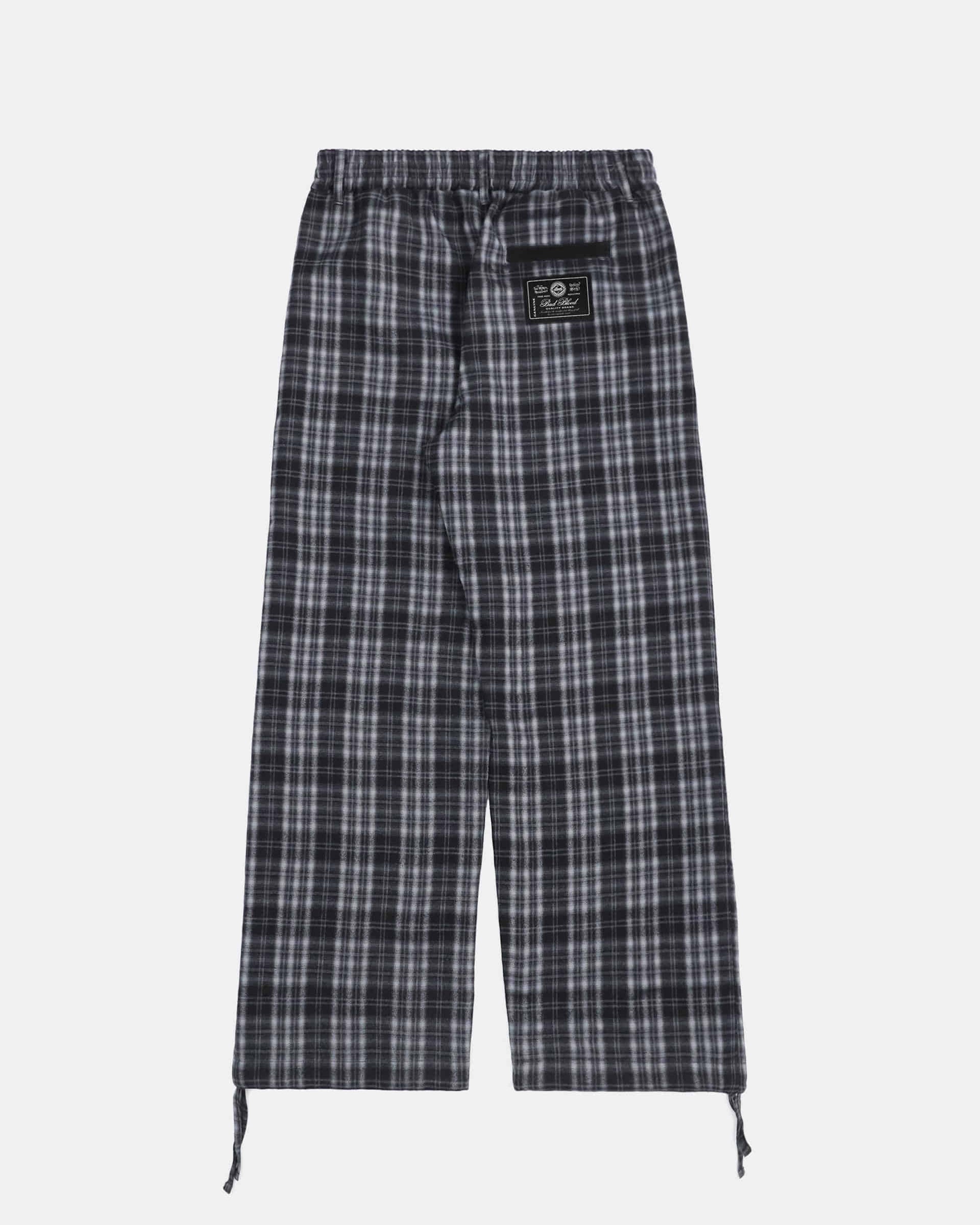 Badblood Classic Check 2 Way Jogger Trousers - Black