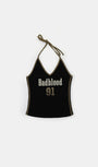 Badblood Vintage Club Halter Tank - Black