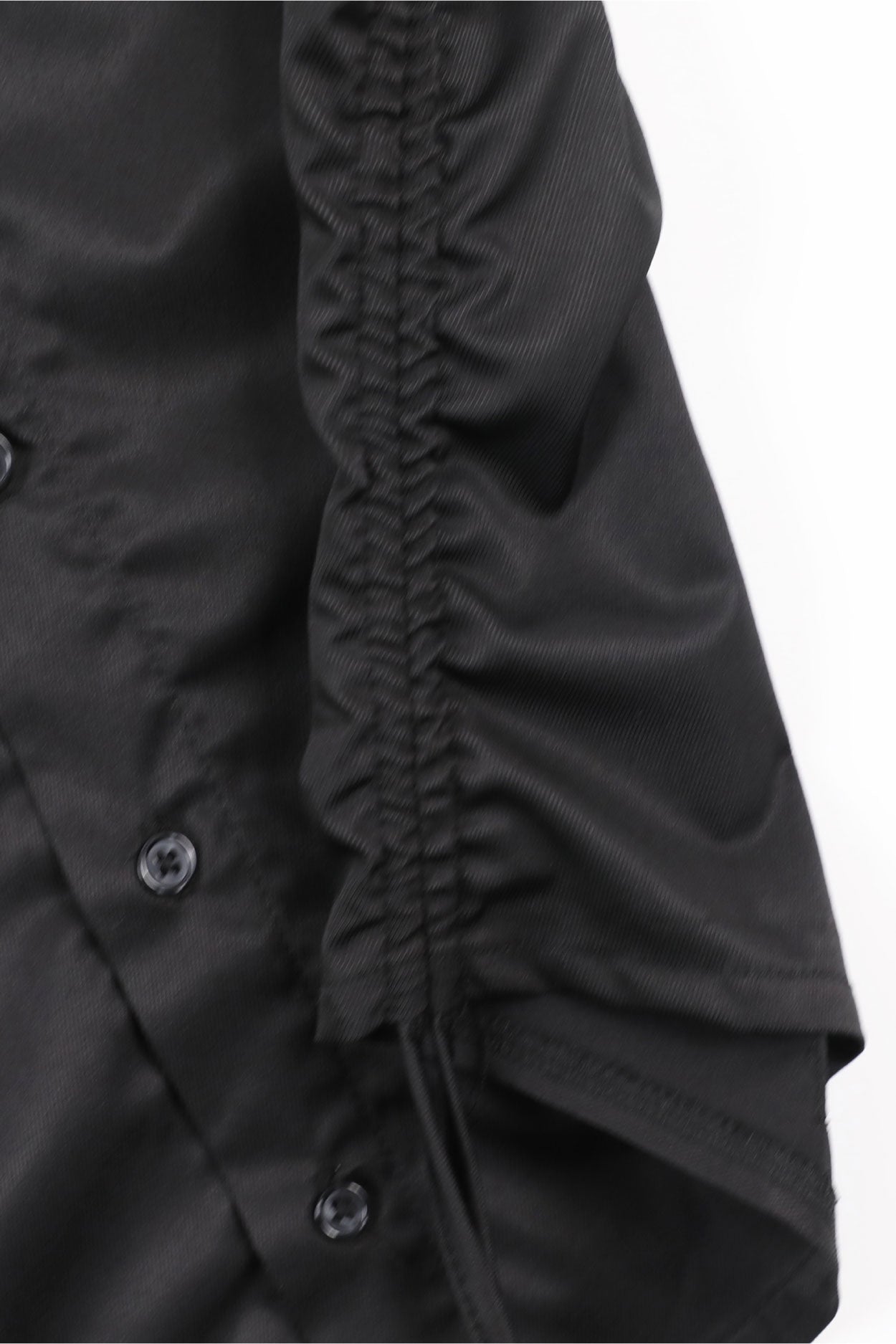 Badblood Shirring Shirt Slim Fit Black
