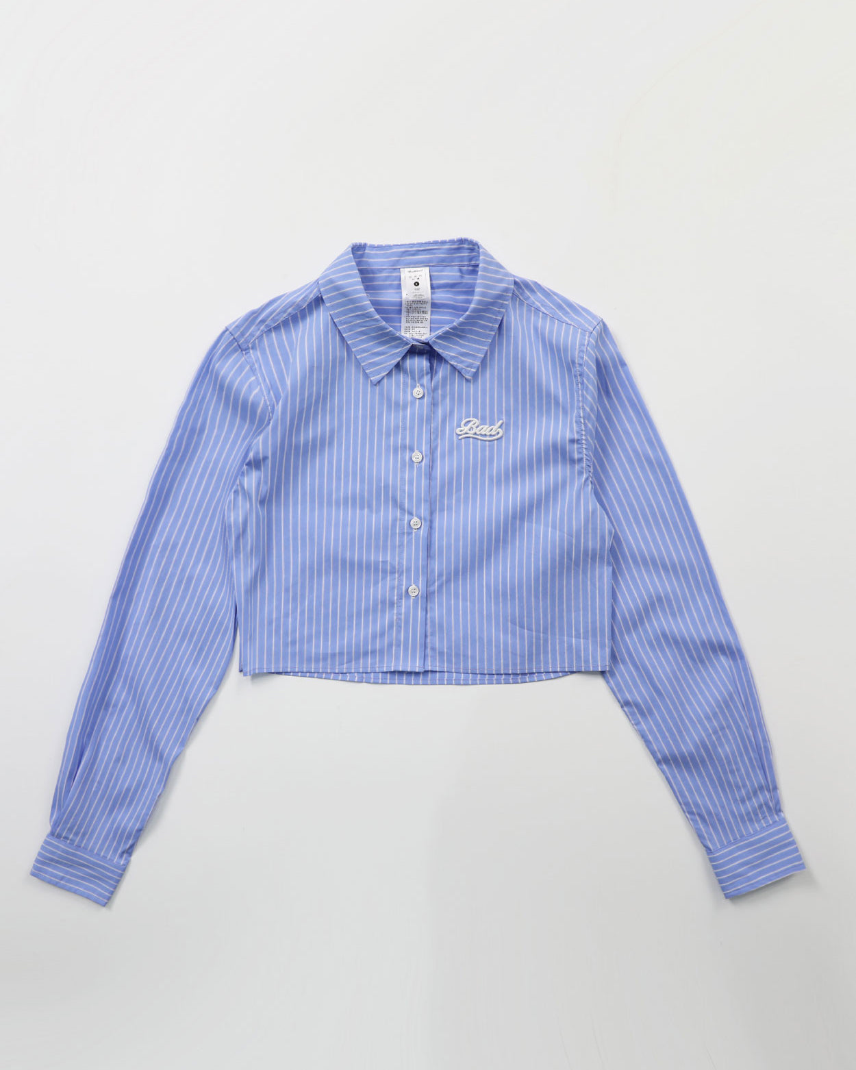Badblood Cropped Shirt Blue/Straife