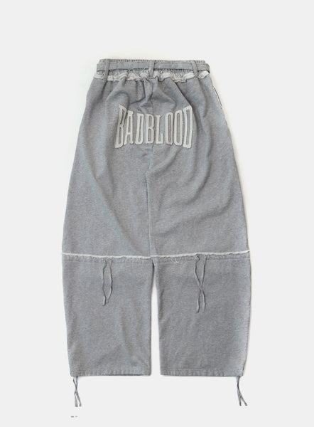 ◆BADBLOOD◆ Low Edge Convex Jogger Grey w-pts24-052 Badblood Low Edge Convex Jogger - Grey – BBGSHOPHK