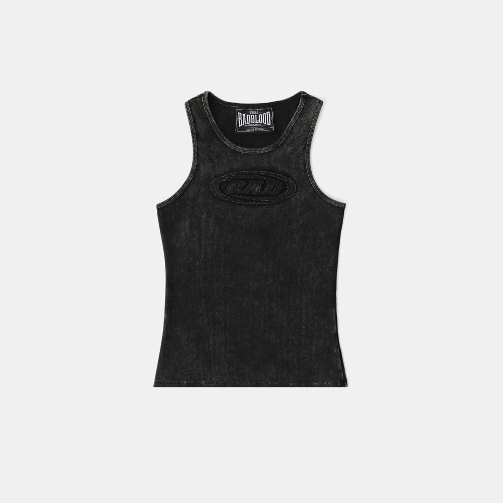 Badblood Squad Logo Tank - Black