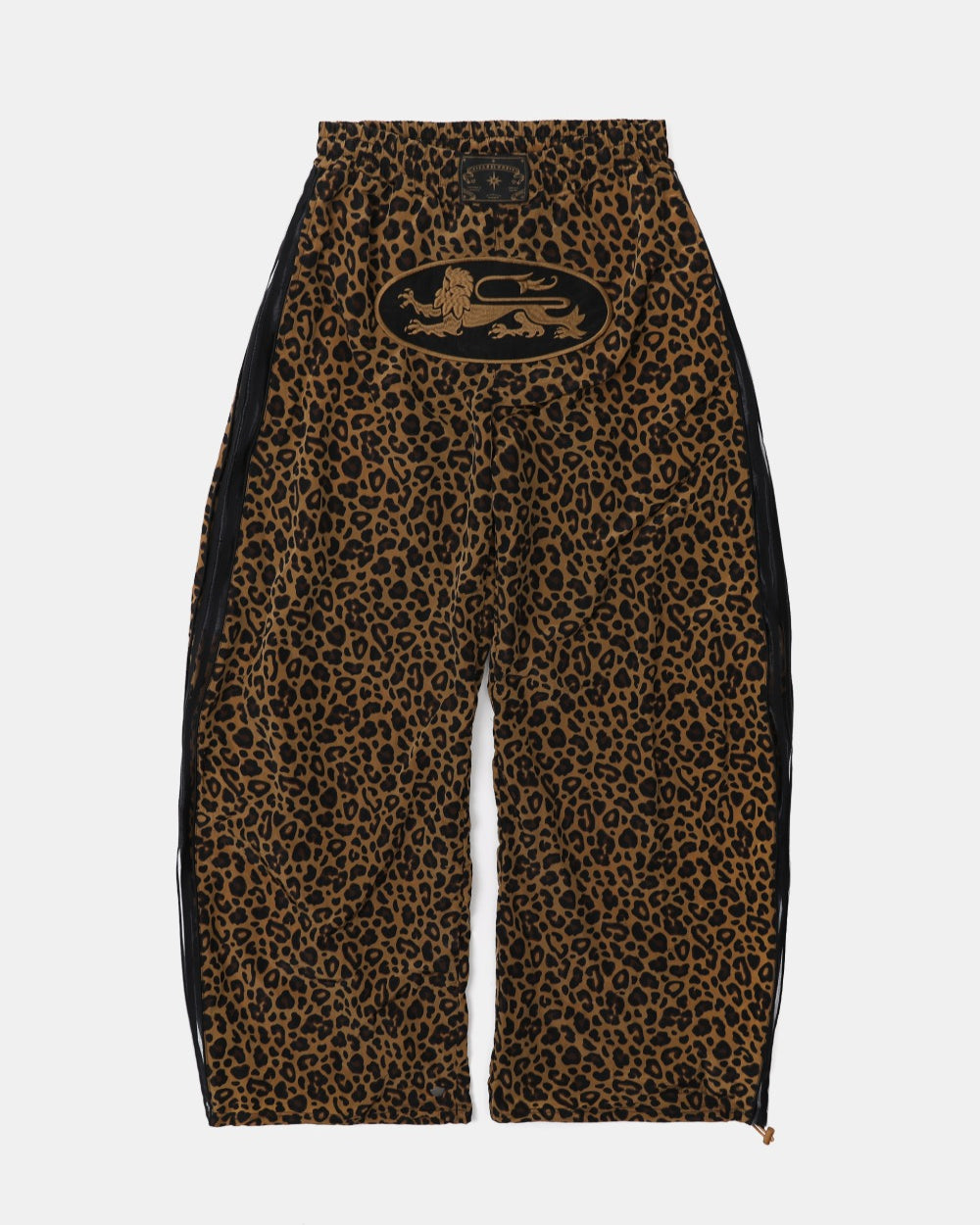 Badblood Mystic Billy Nylon Jogger - Brown Leopard