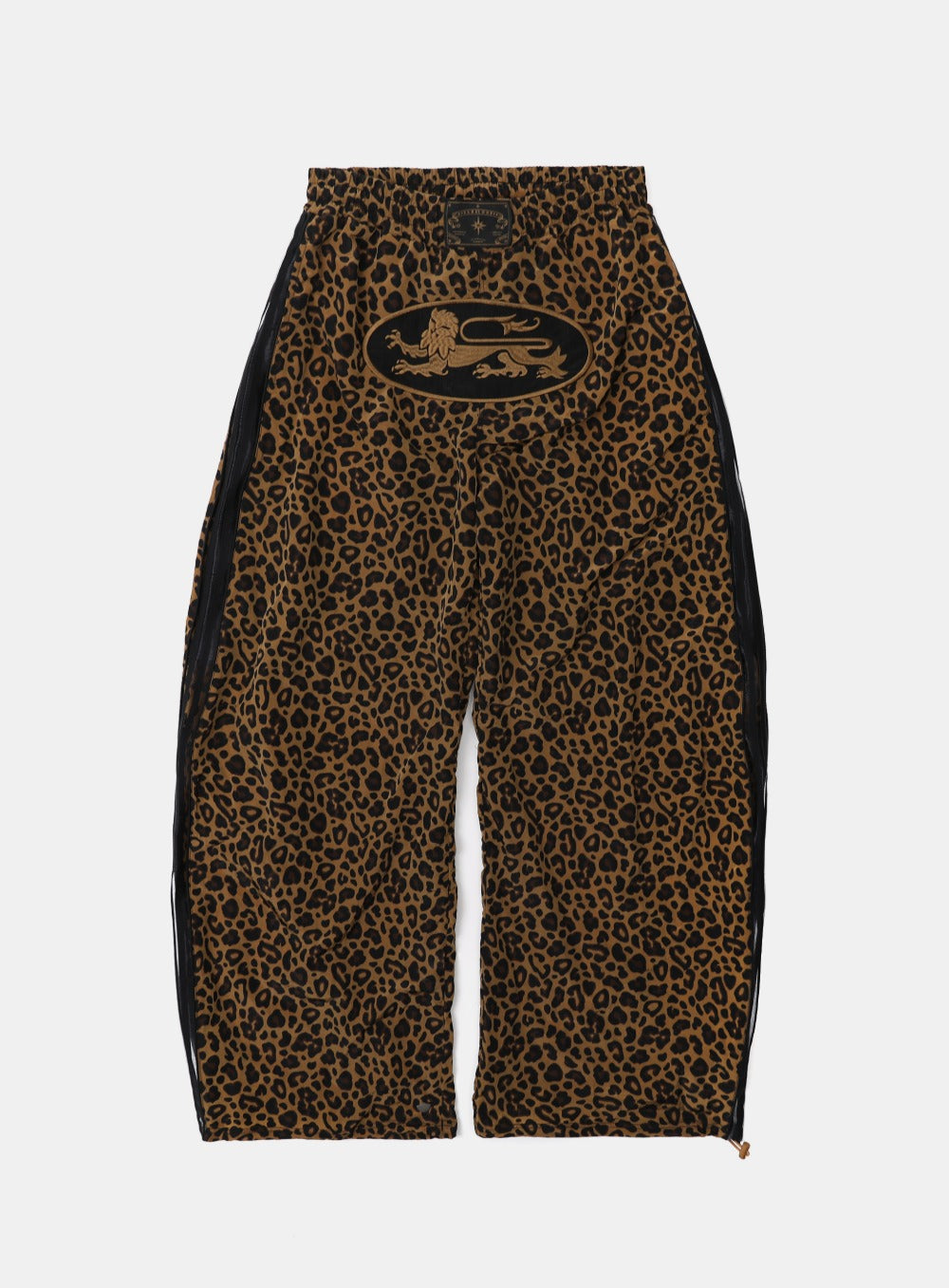 Badblood Mystic Billy Nylon Jogger - Brown Leopard