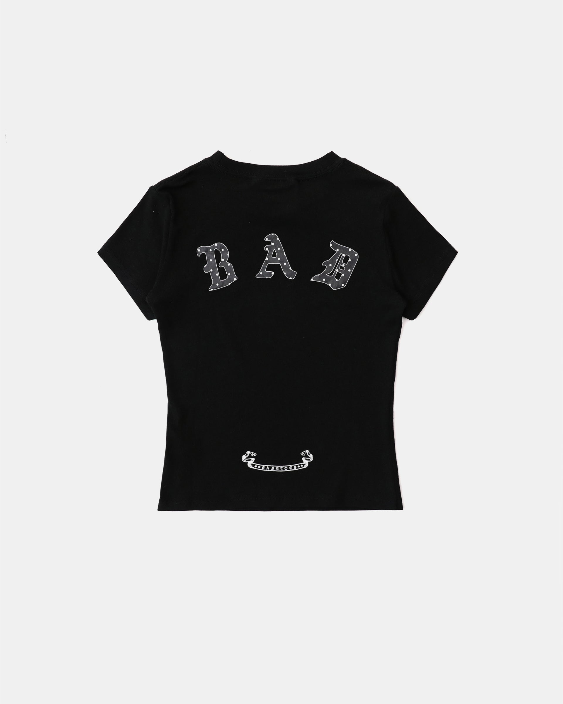 Badblood Mystic Dot Logo Jersey T-Shirt - Black