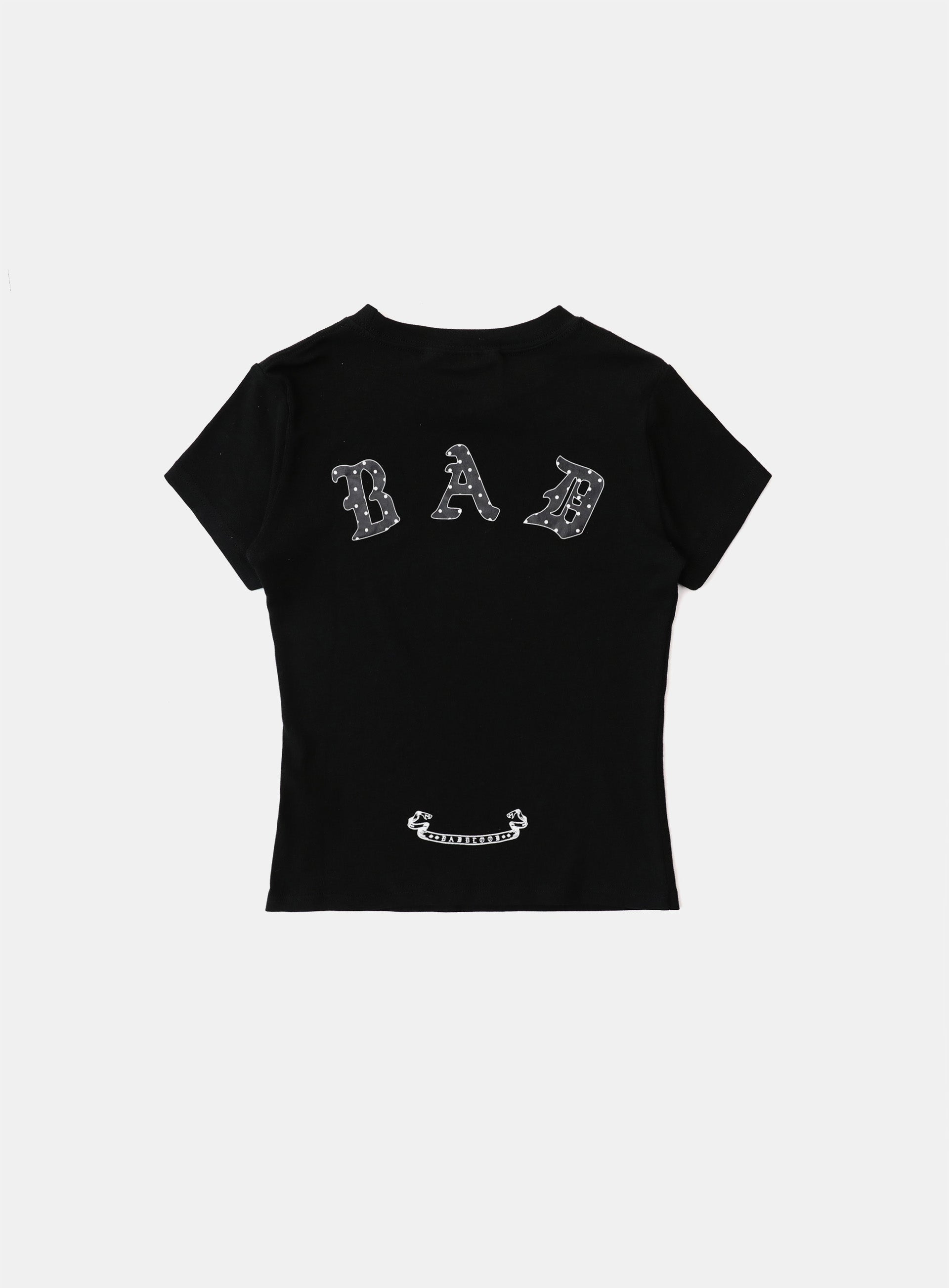 Badblood Mystic Dot Logo Jersey T-Shirt - Black