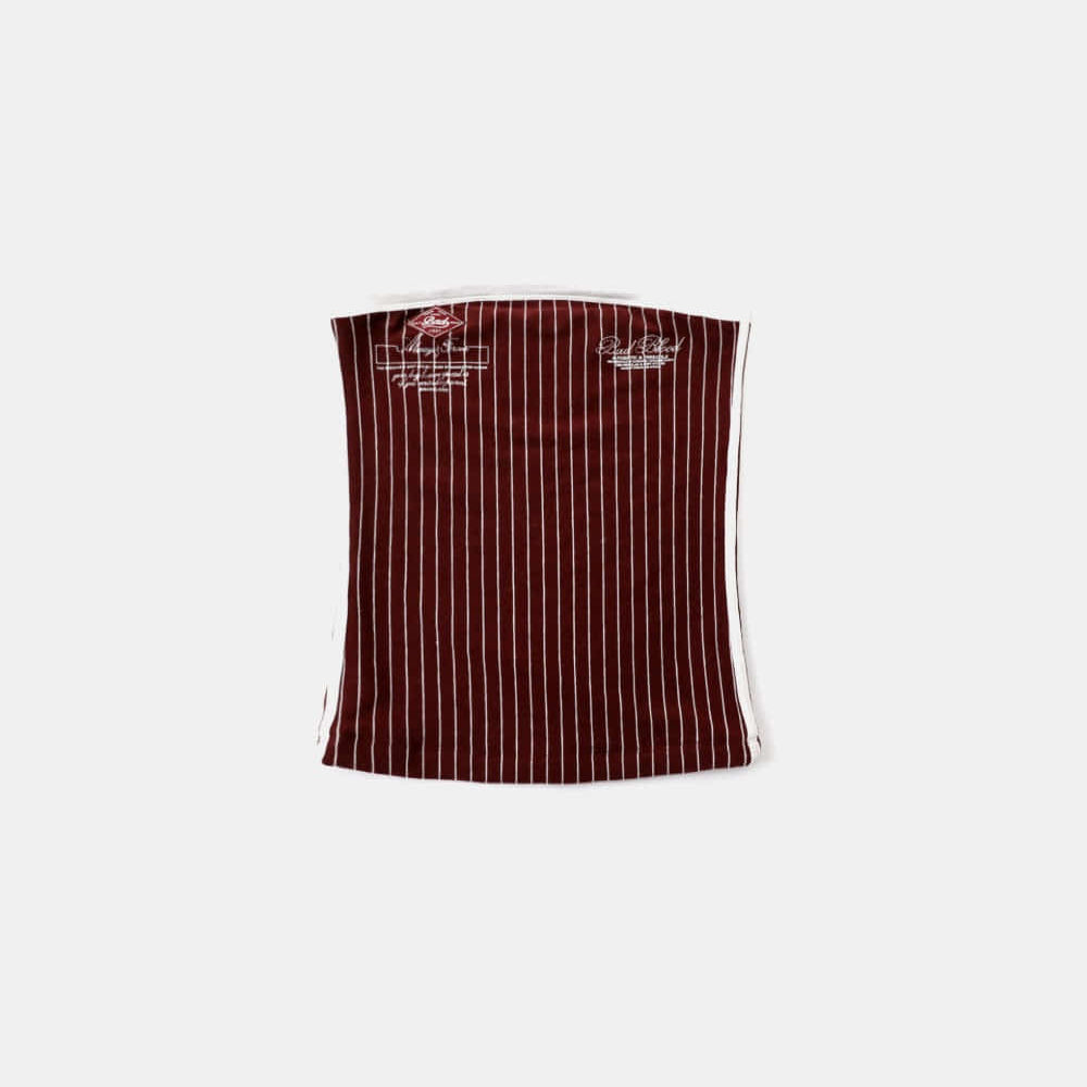 Badblood Classic Logo Stripe Tube Top - Wine