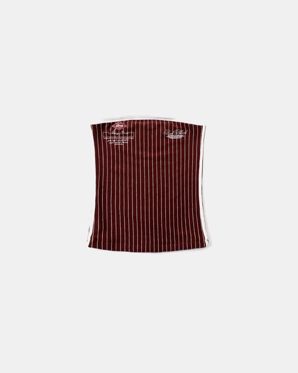 Badblood Classic Logo Stripe Tube Top - Wine