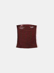 Badblood Classic Logo Stripe Tube Top - Wine
