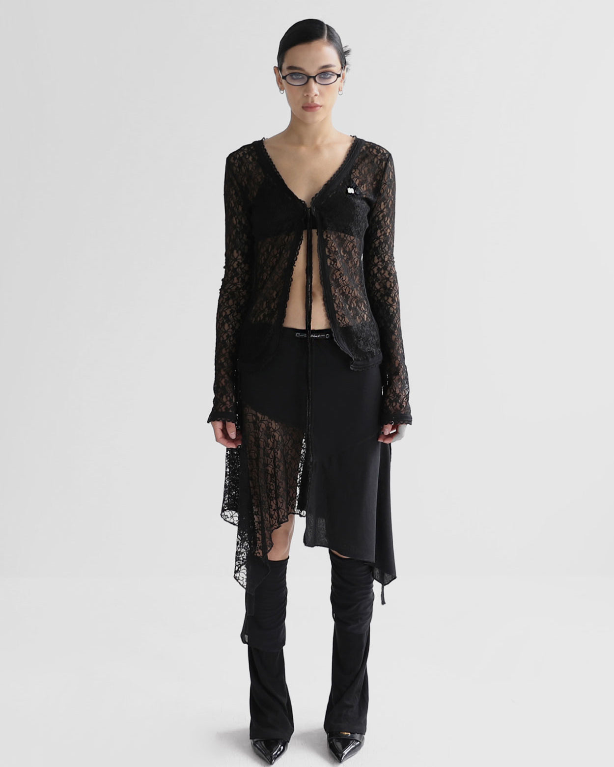 Badblood Selena Lace Cardigan Black