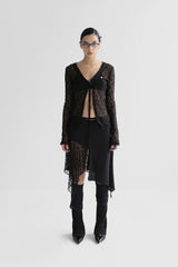 Badblood Selena Lace Cardigan Black