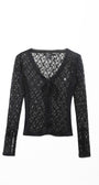 Badblood Selena Lace Cardigan Black