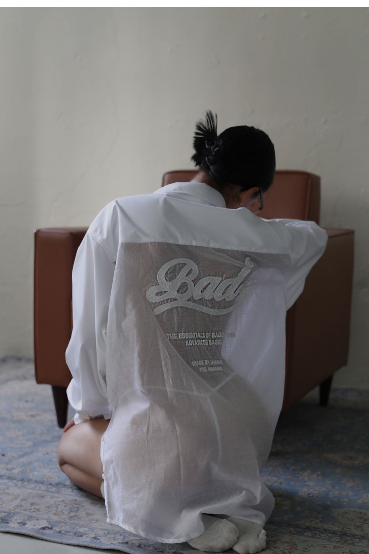 Badblood Boyfriend Shirt White