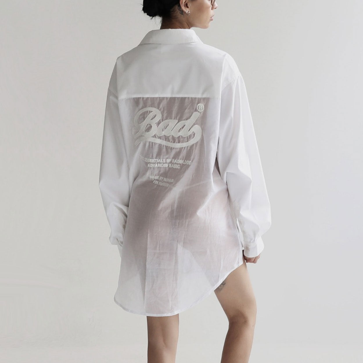 Badblood Boyfriend Shirt White