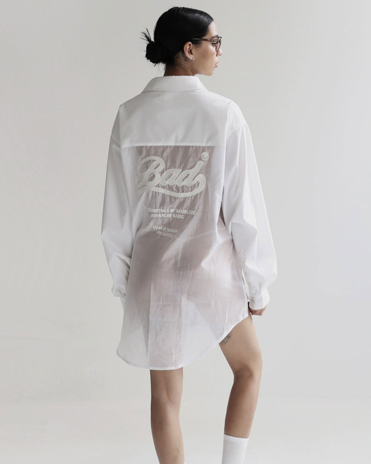 Badblood Boyfriend Shirt White