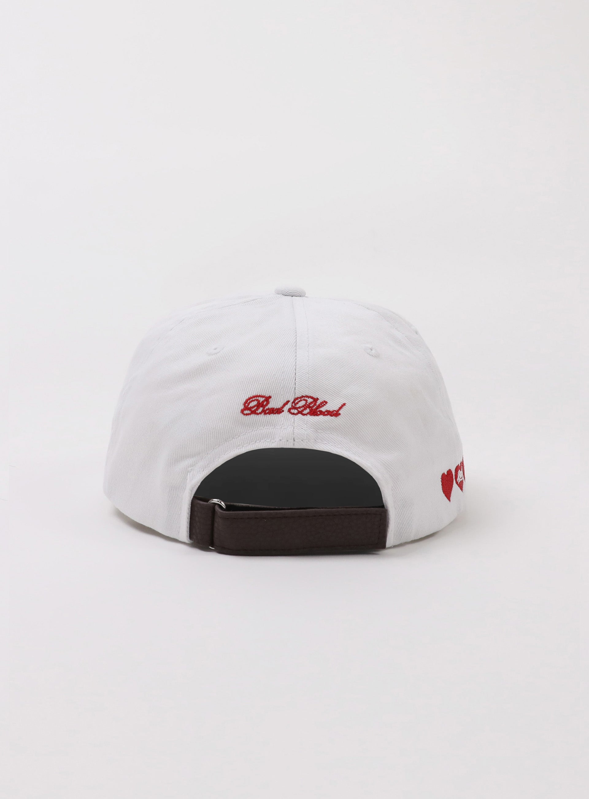 Badblood Classic B Logo Ball Cap - White