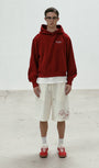 Badblood Classic Logo Bermuda Pants - Cream White