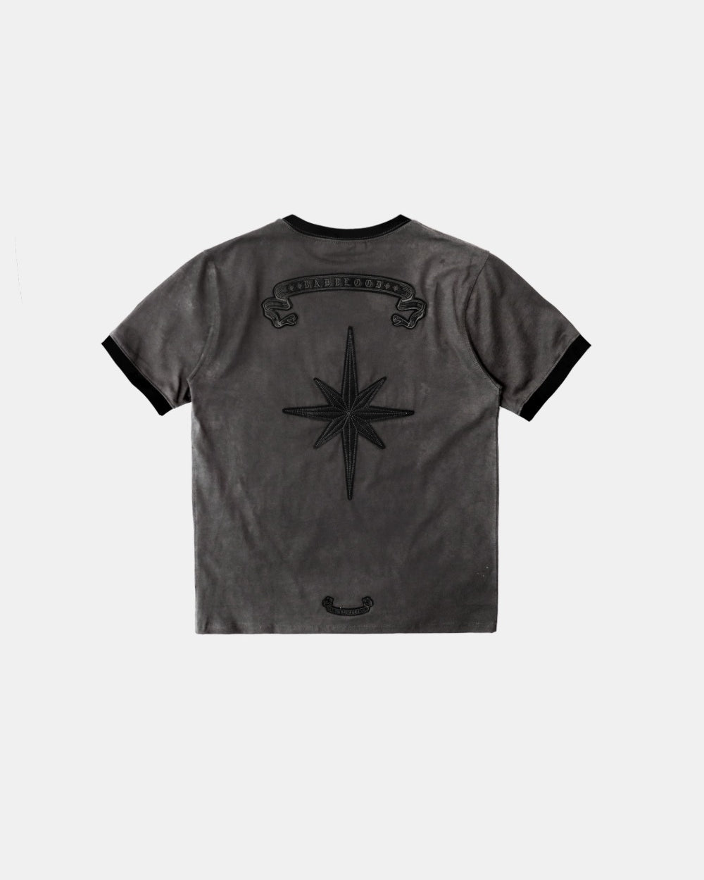 Badblood Cosmo Bad Patch Ringer T-Shirt - Charcoal