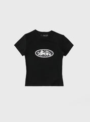 Badblood Mystic Dot Logo Jersey T-Shirt - Black