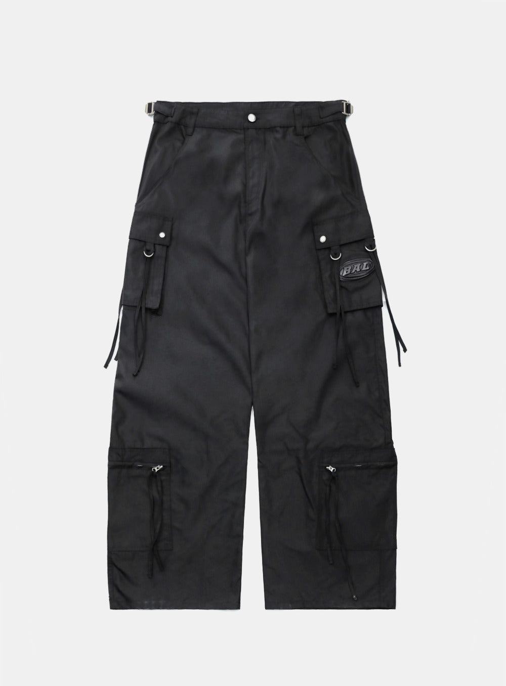 Badblood Squad Nylon Cargo Pants Black