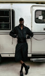 Badblood Dark Billy Nylon Track Jacket Black