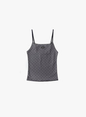 Badblood Splash Dot String Tank - Grey