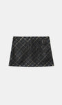 Badblood  Vintage Club Skirt - Checked Black