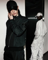 Badblood Squad Nylon Cargo Pants White