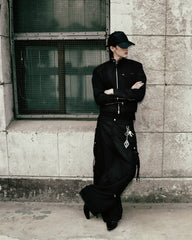 Badblood Squad Nylon Cargo Pants Black