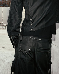 Badblood Squad Nylon Cargo Pants Black