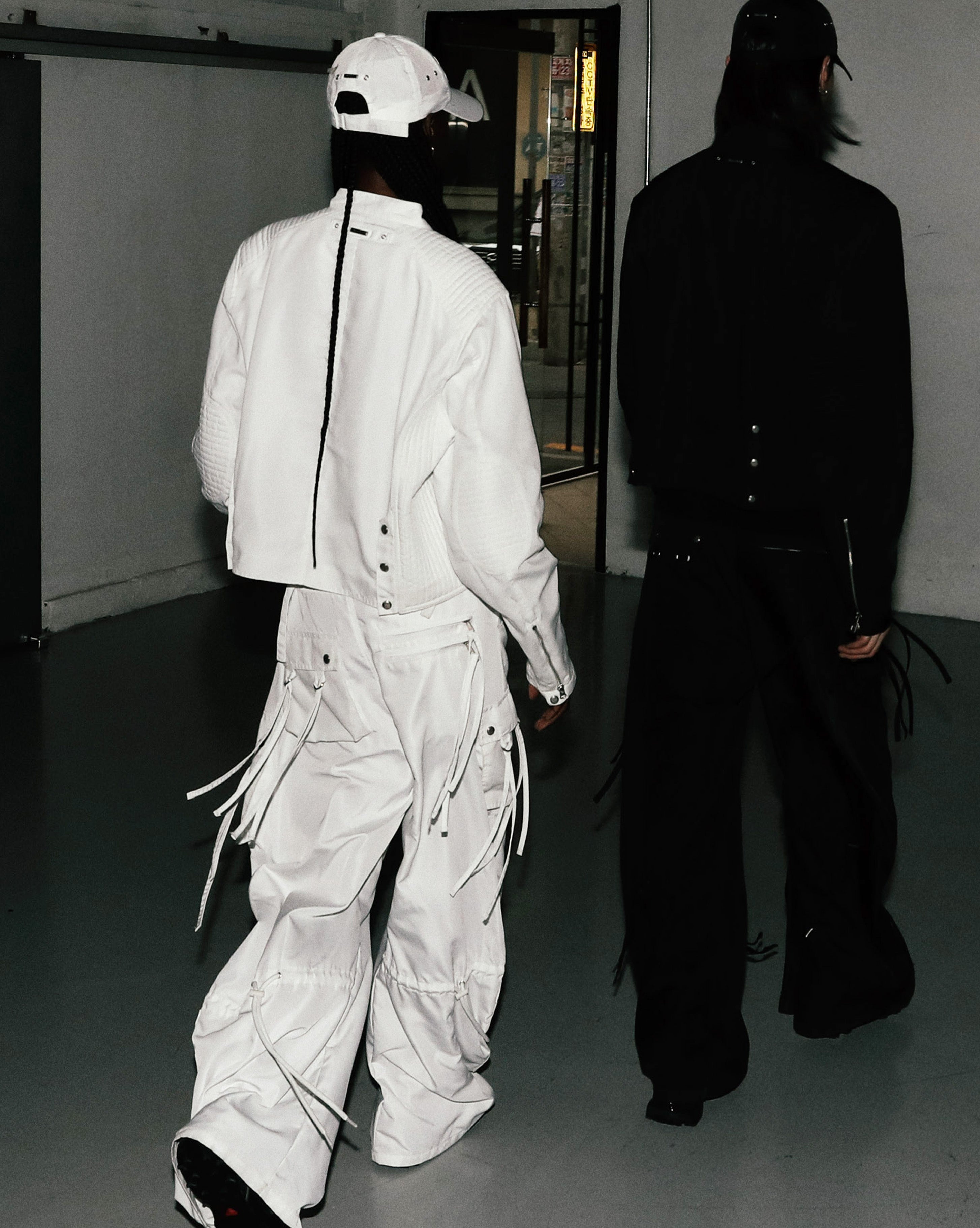 Badblood Squad Nylon Cargo Pants Black