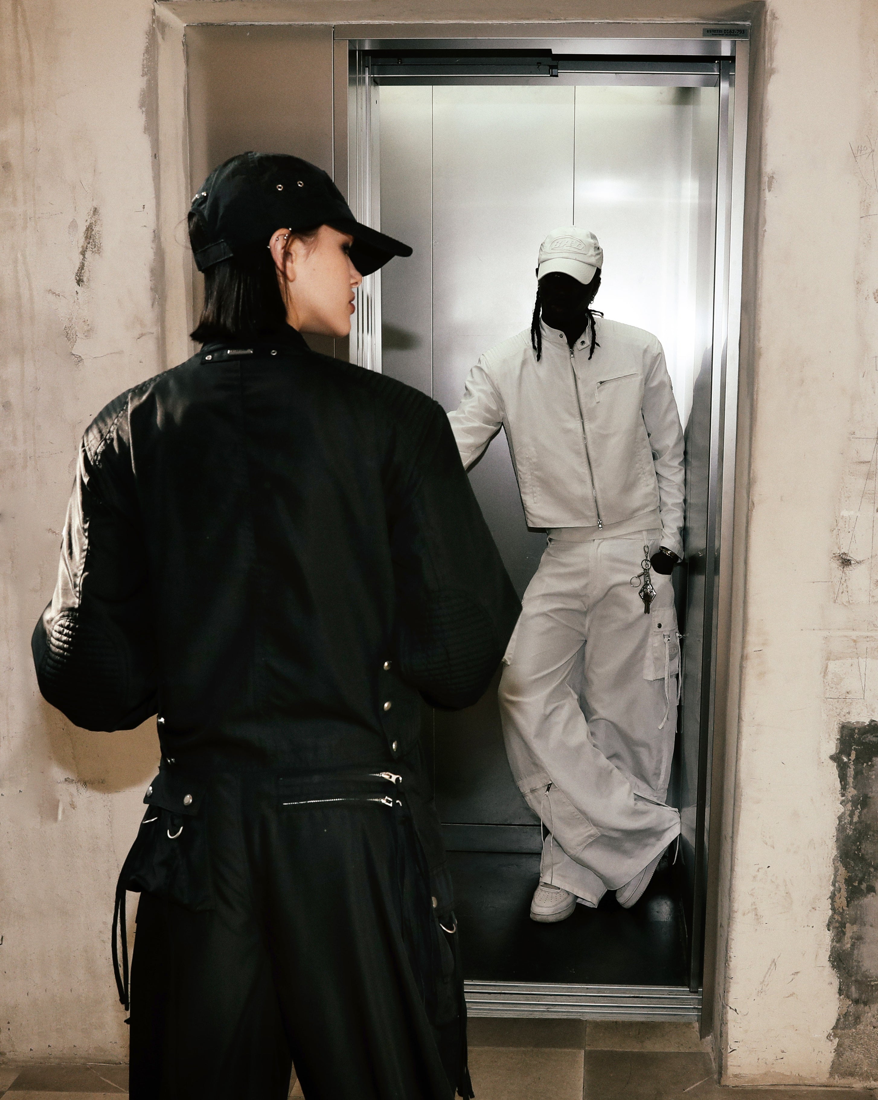 Badblood Squad Nylon Cargo Pants Black