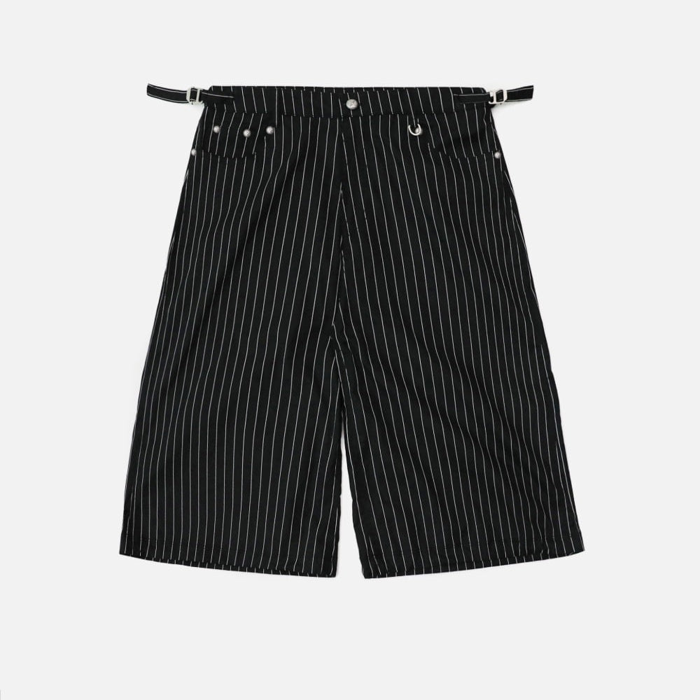 Badblood Cosmo Graphic Bermuda Pants Black/Striped
