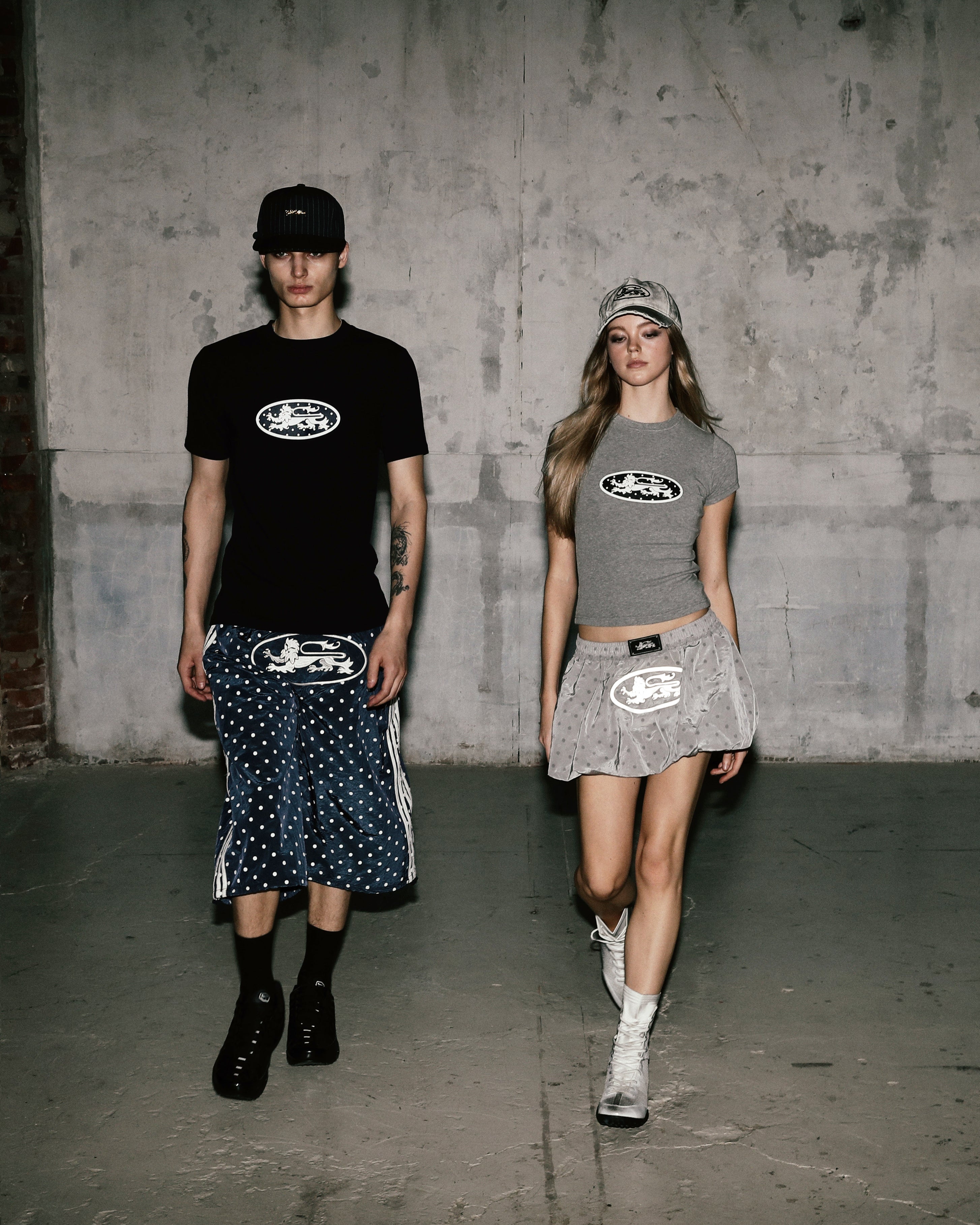 Badblood Mystic Dot Logo Jersey T-Shirt Navy