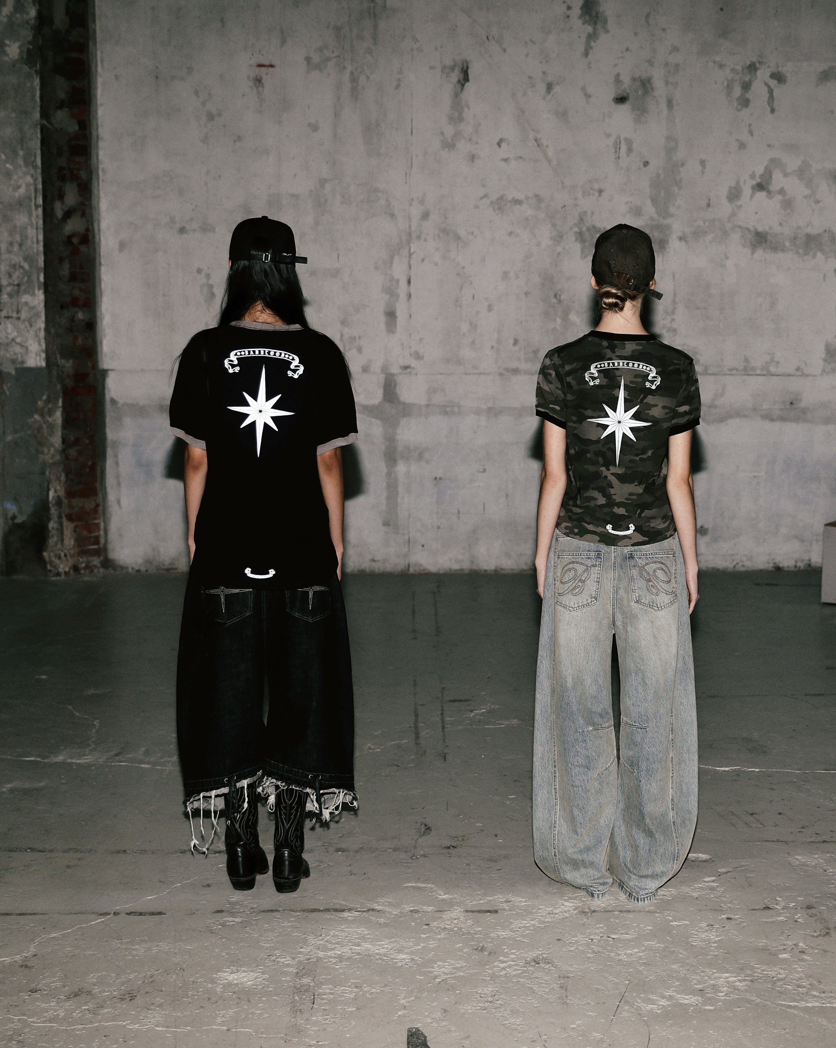Badblood Cosmo Reflective Ringer T-Shirt - Black