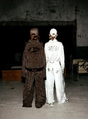 Badblood Mystic Billy Nylon Jogger - Brown Leopard