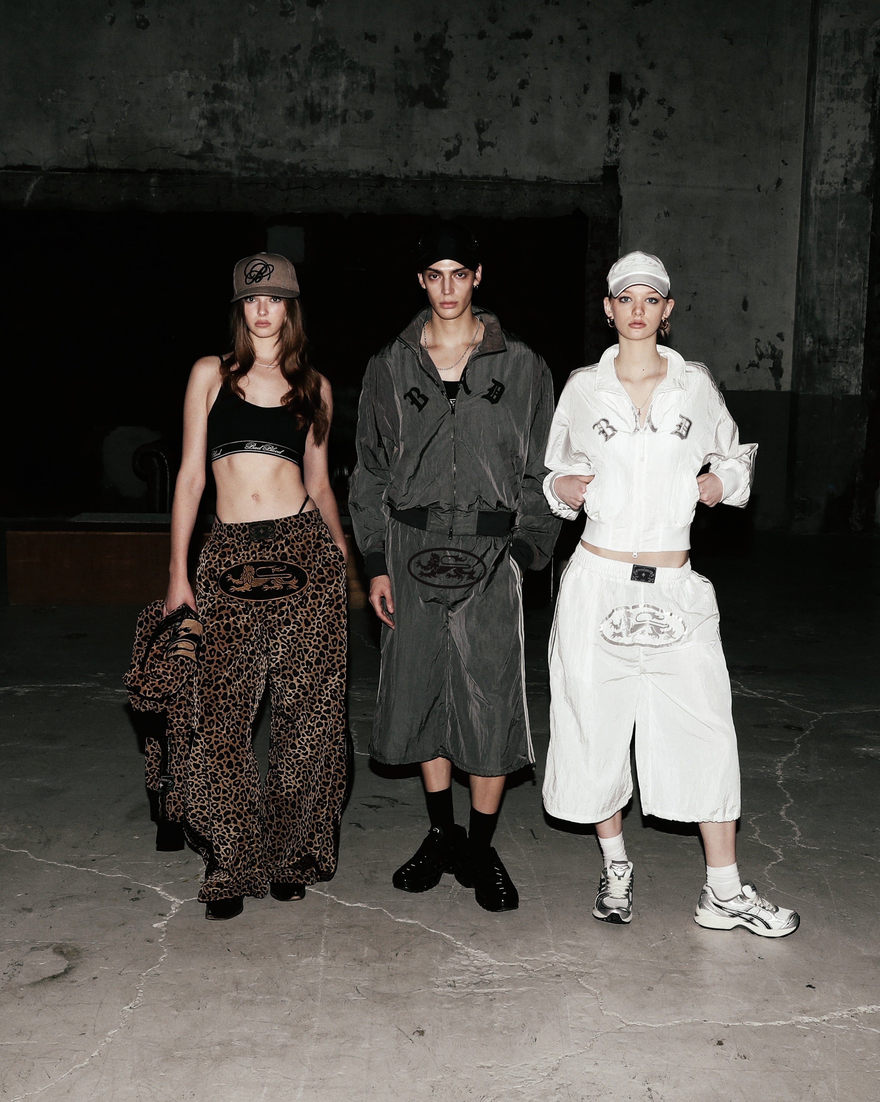 Badblood Mystic Billy Nylon Jogger - Brown Leopard