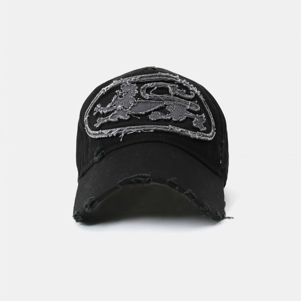 Badblood Mystic Big Patch Ball Cap - Dusty Black