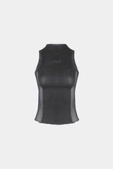 Badblood Second Skin Mock Neck Tank Charcoal