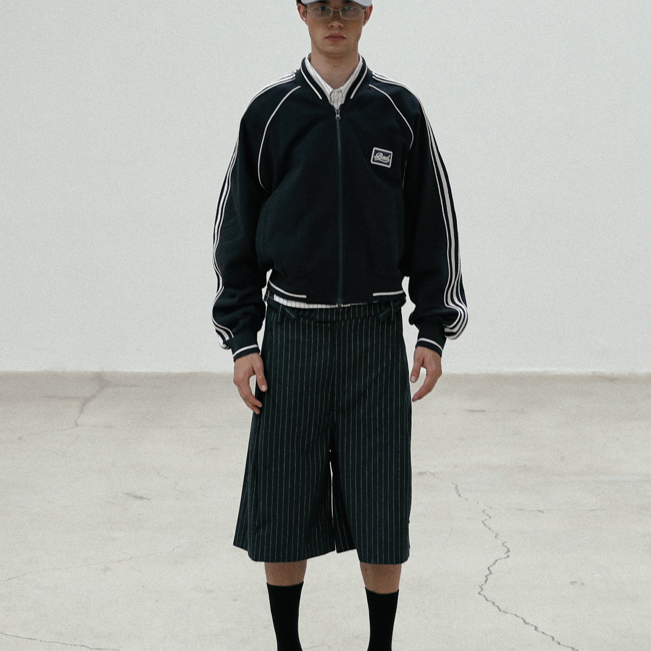 Badblood Billy Jersey Windbreaker - Navy