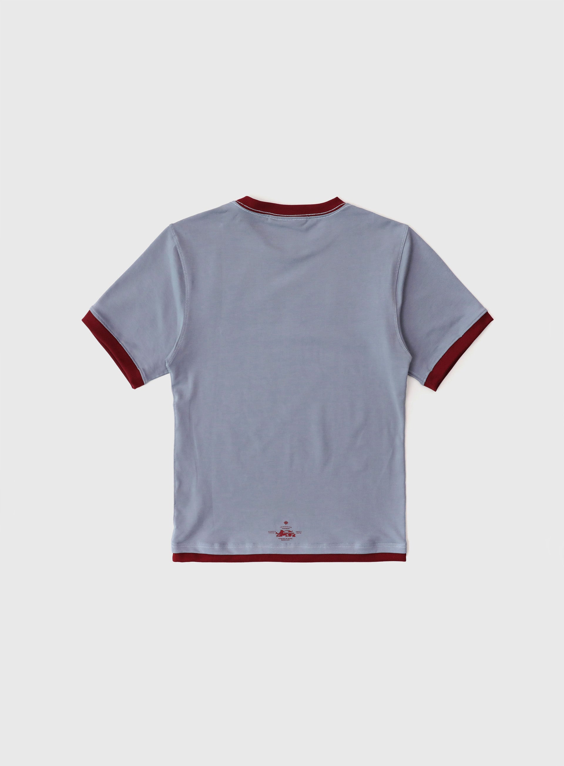 Badblood Lion Jersey Ringer T-Shirt - Purple Grey