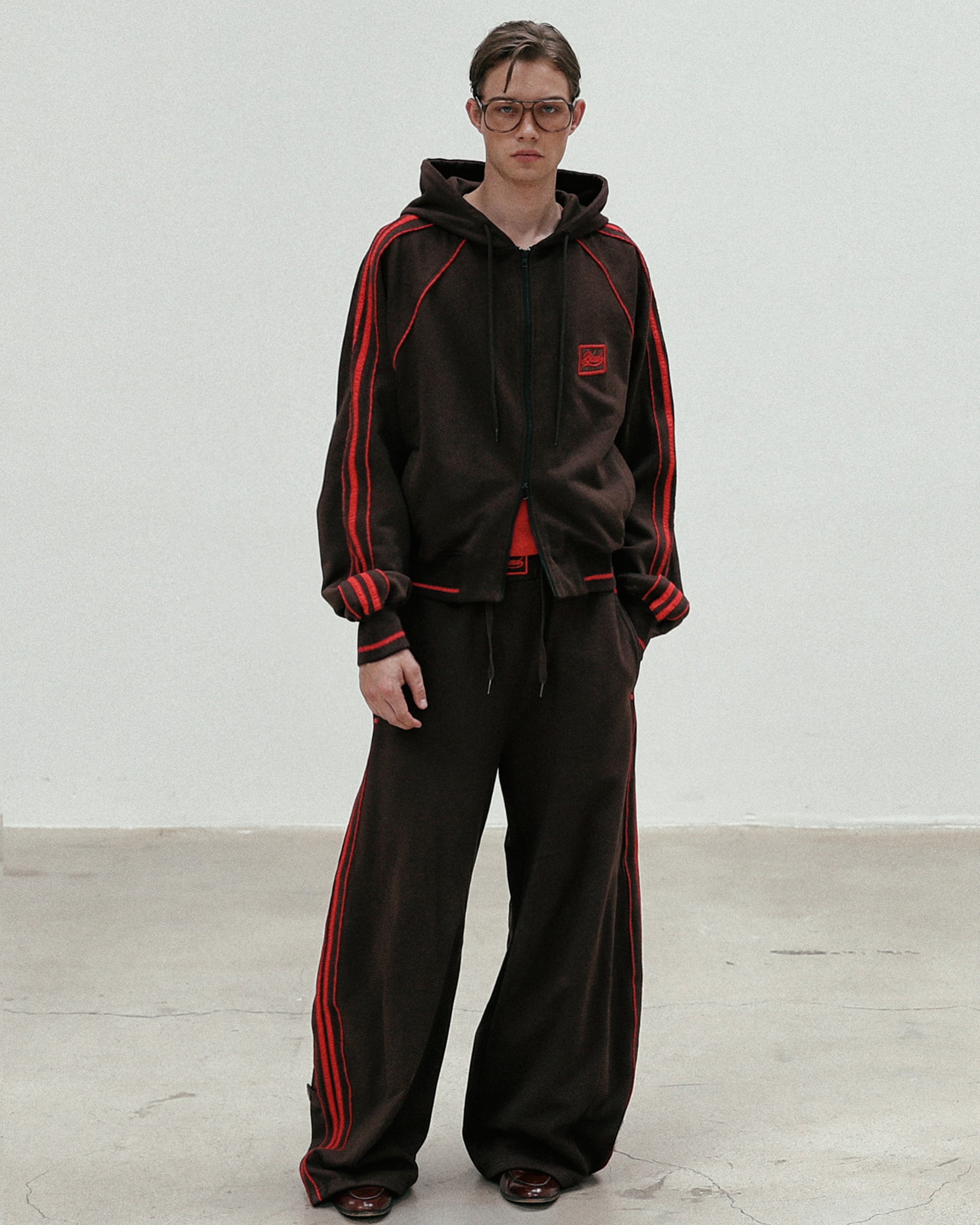Badblood Billy Hood Zip-Up - Chocolate