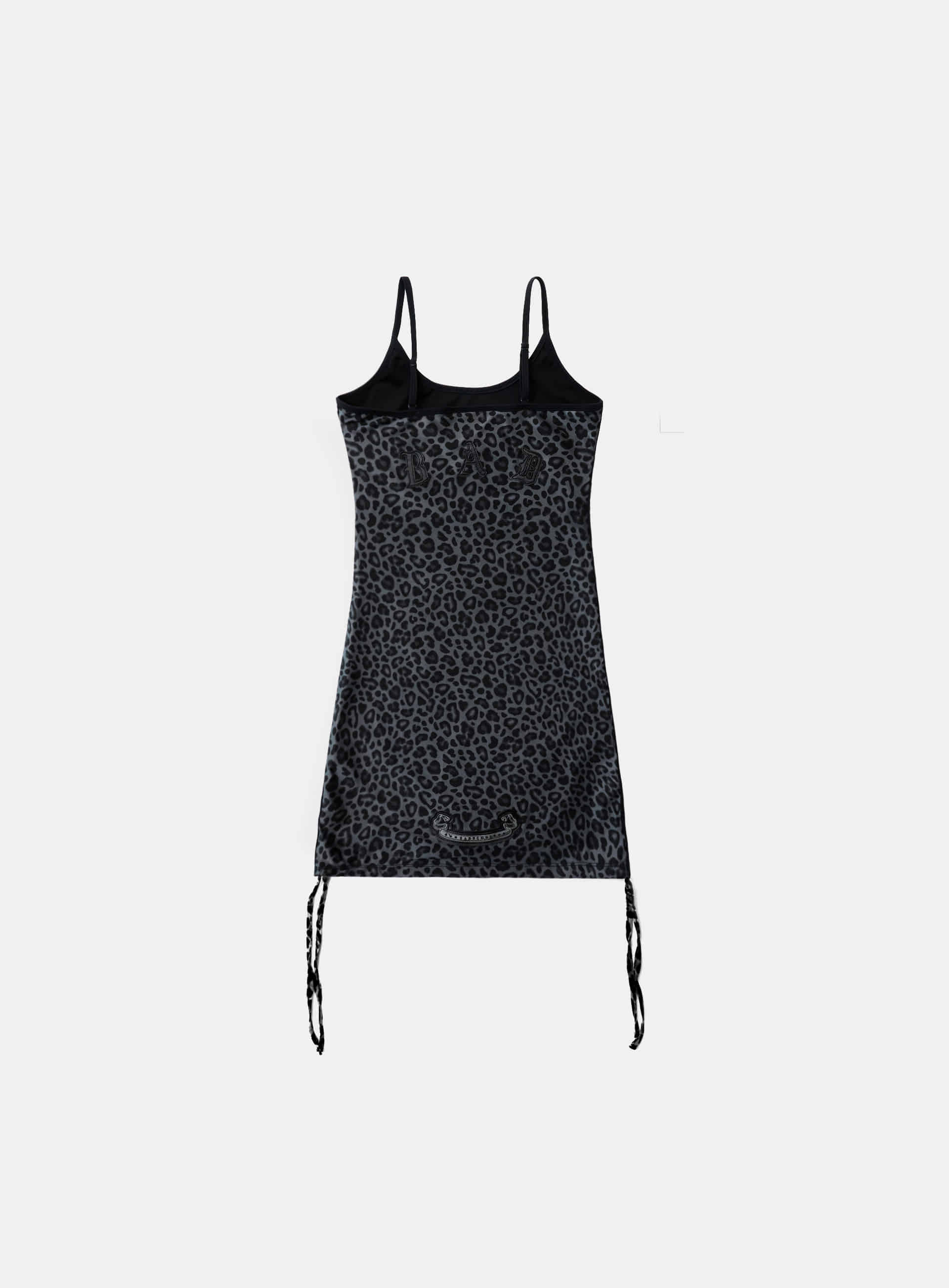 Badblood Mystic String Mini Dress Black Leopard
