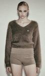 Badblood Beyond Soft Fold Over Shorts - Tobacco