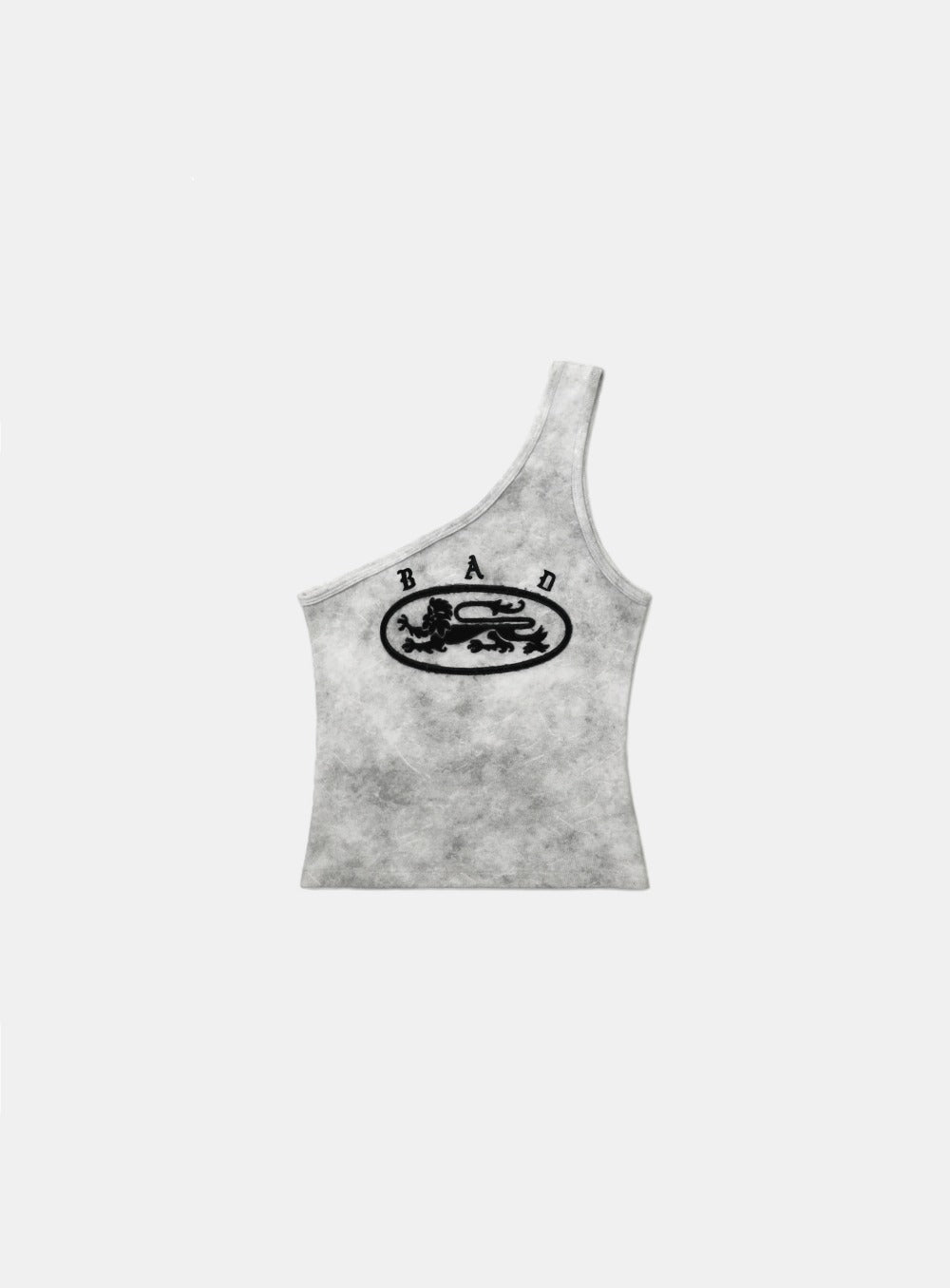 Badblood Ryan Patch One Shoulder Tank Washed White