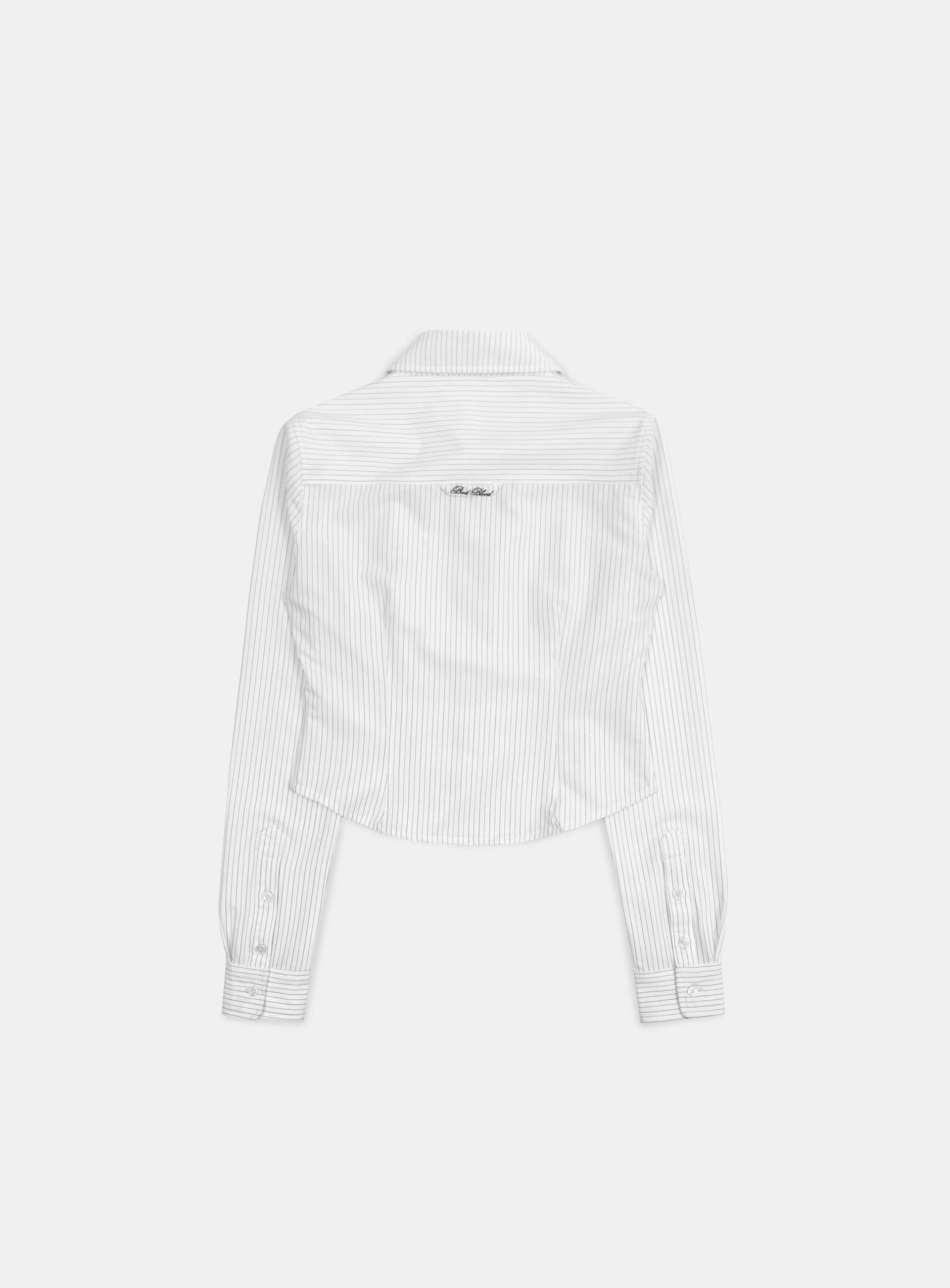 Badblood 013 Slim Fit Shirt White/Stripe