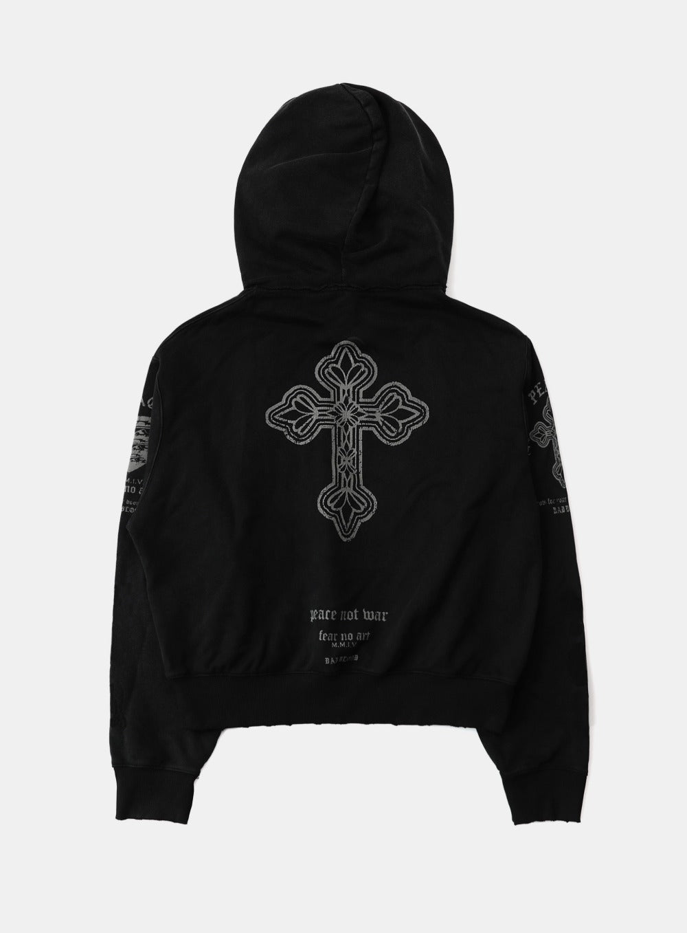Badblood PEACE NOT WAR Hoodie Dusty Black
